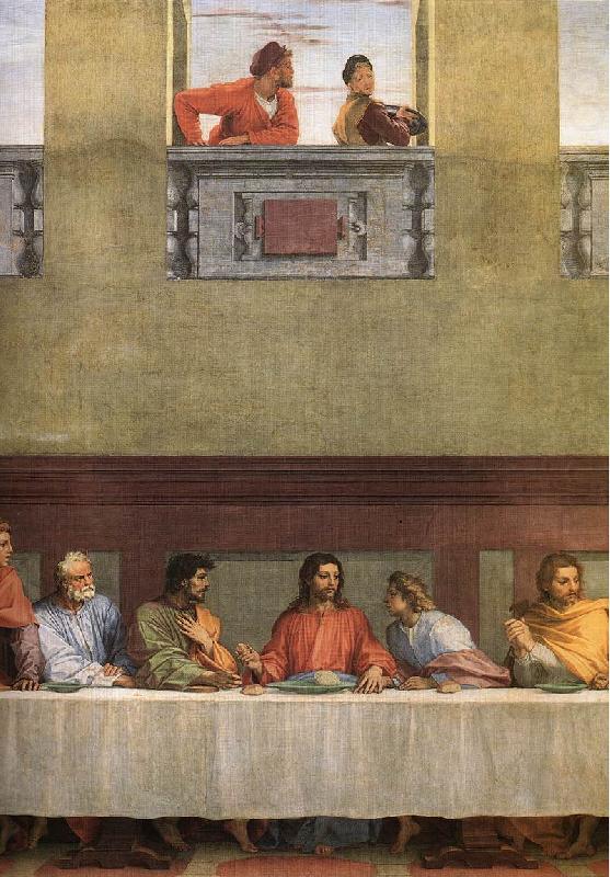 Andrea del Sarto The Last Supper (detail) fg china oil painting image
